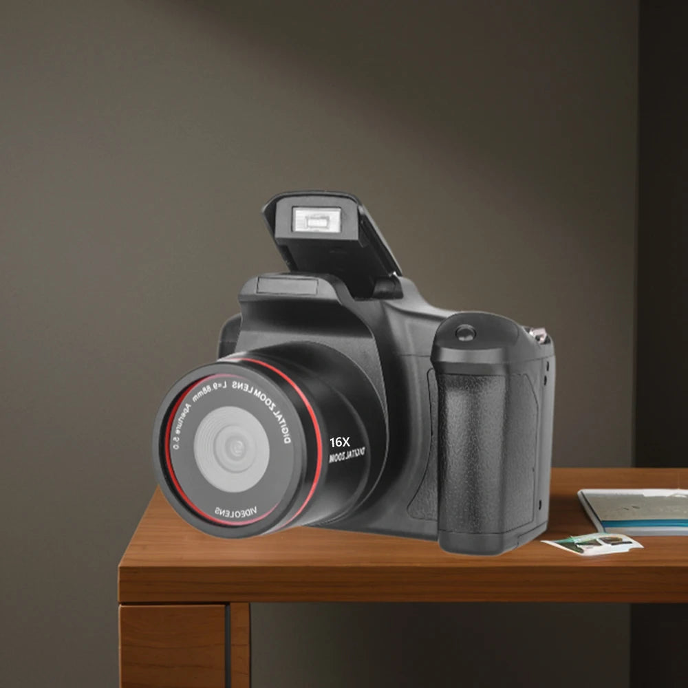 1080P 16MP Versatile Digital Camera 16X Zoom Camcorder with 2.4 Inch LCD Screen Video Recorder for Photography and Video