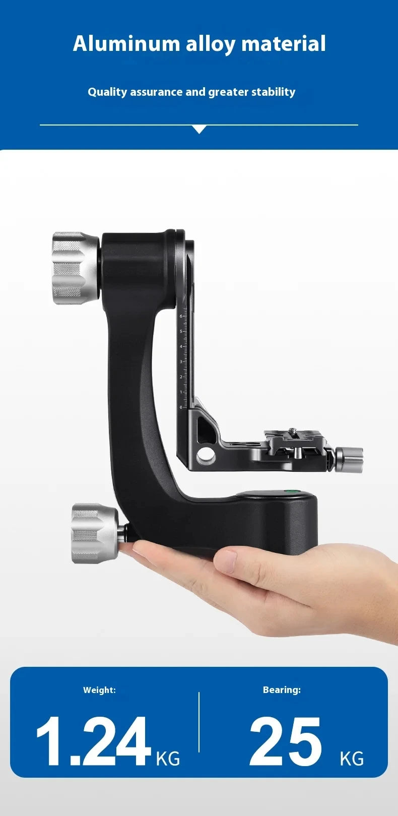 Benro GH2NCN Professional Gimbal Head GH-2 Aluminum Gimbal Heads For Heavy Telephoto Lenses Camera Tripod