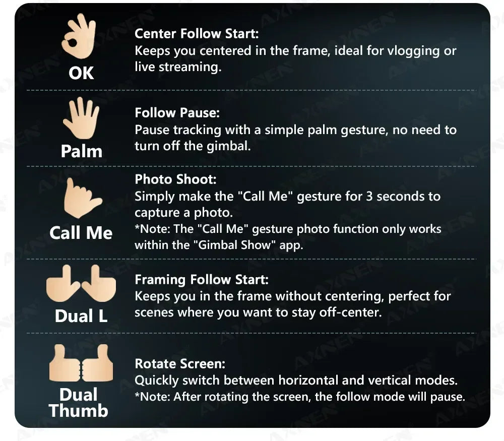 Handheld 3-Axis Gimbal Stabilizer for iPhone & Android, Anti-Shake Phone Holder with Tripod, for Vlogging & Video Recording