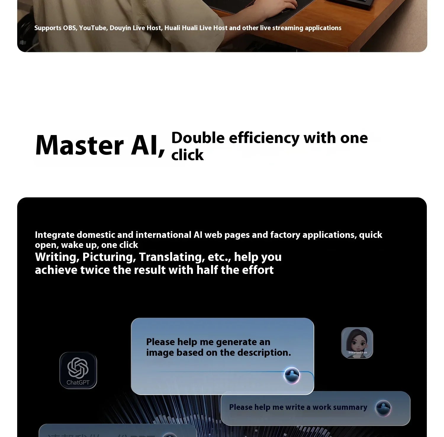 Ulanzi D200H Stream deck Production Console and Studio Controller 13 LCD Keys Streamdeck for Vlog Content Creation Video Editing