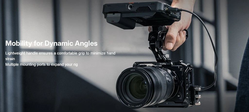 SmallRig Full Camera Cage Kit for Nikon ZR with Top and Side Handle Camera Extended Protection Cage Photography Accessory
