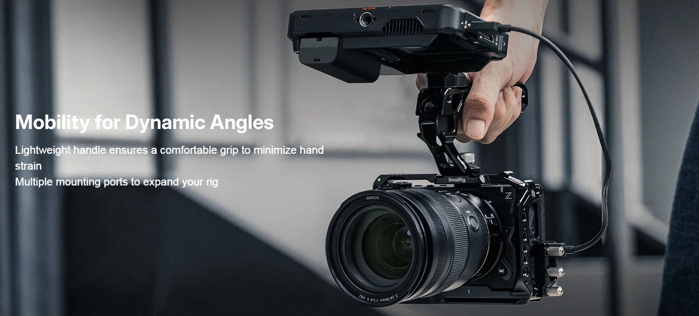 SmallRig Full Camera Cage Kit for Nikon ZR with Top and Side Handle Camera Extended Protection Cage Photography Accessory