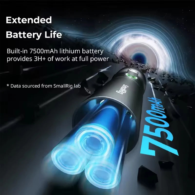 SmallRig RF 10C Portable Focusable LED Video Light with Over 20 Light Filters & Four-color LED Beads Adjustable Brightness -4634