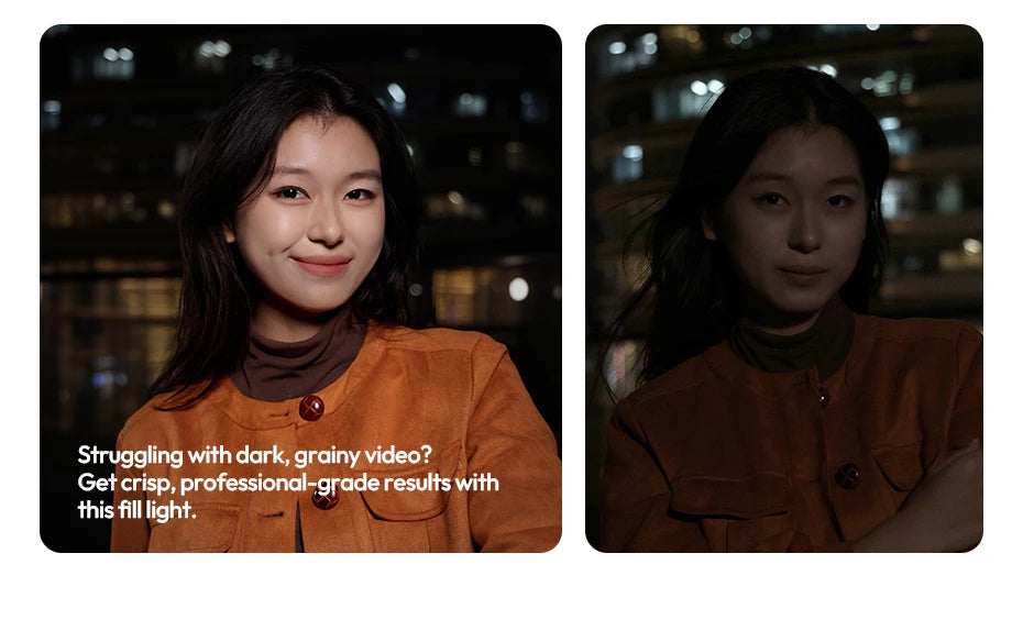 Ulanzi IN07 Mini Magnetic Fill Light for Insta360 Go Ultra Compatible with Go Ultra magnetic base for Vlog Street Photography