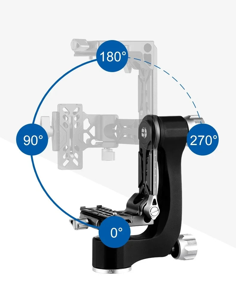 Benro GH2NCN Professional Gimbal Head GH-2 Aluminum Gimbal Heads For Heavy Telephoto Lenses Camera Tripod