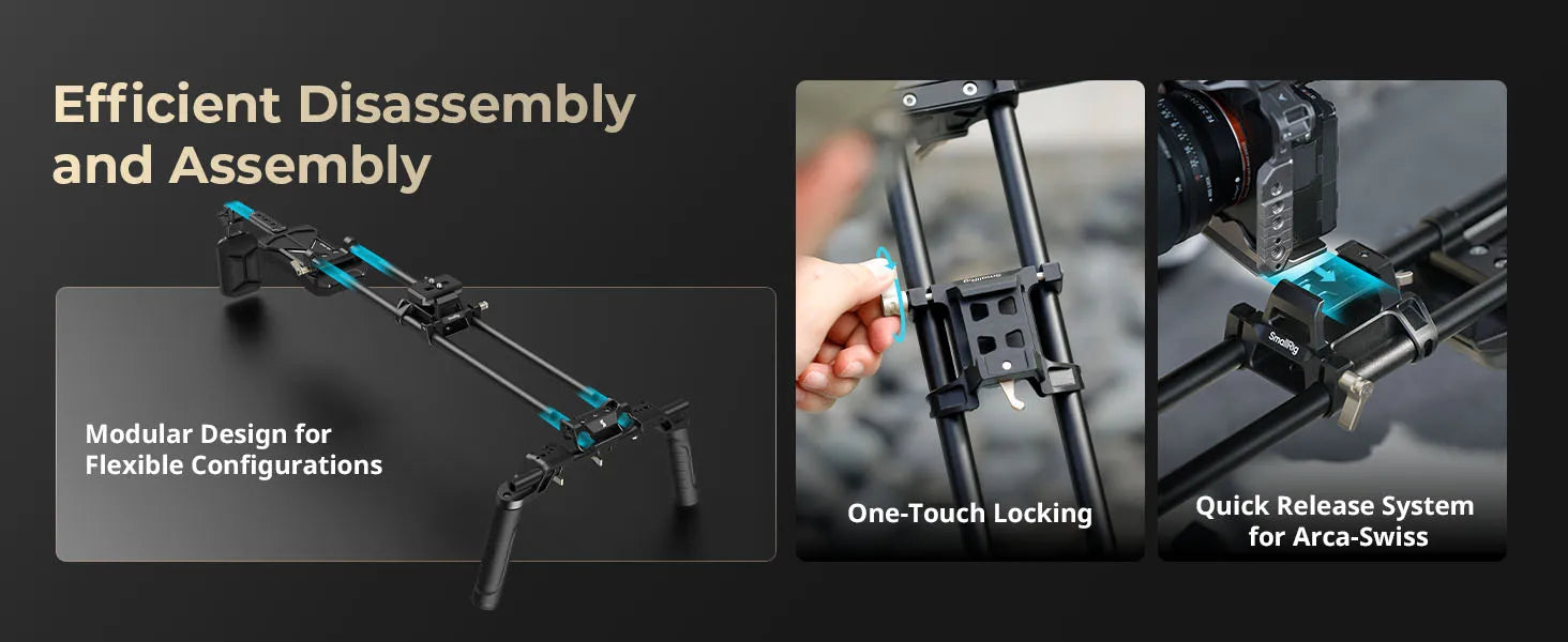 SmallRig Shoulder Rig Kit Classic Version Universal Comfortable Solution for Shoulder Shooting One Knob Lockable 4480