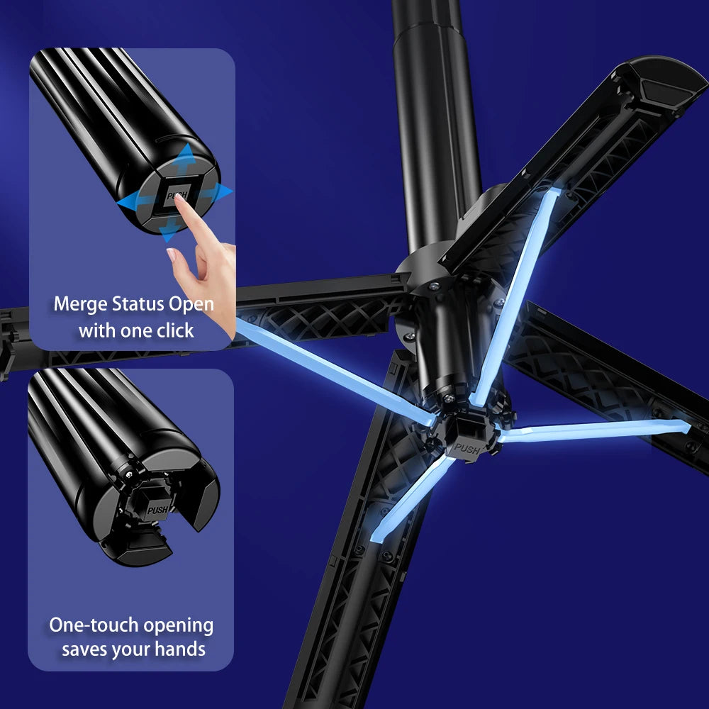 Q31 Gimbal Stabilizer Single-Axis Handheld Selfie Stick Tripod with Auto Face Tracking & Fill Light for Mobile Phone