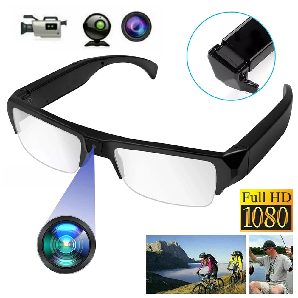New Intelligent Video Glasses, Equipped With Ultra-high Definition 4k Mini Camera, Capable Of Recording Videos And Playing Music