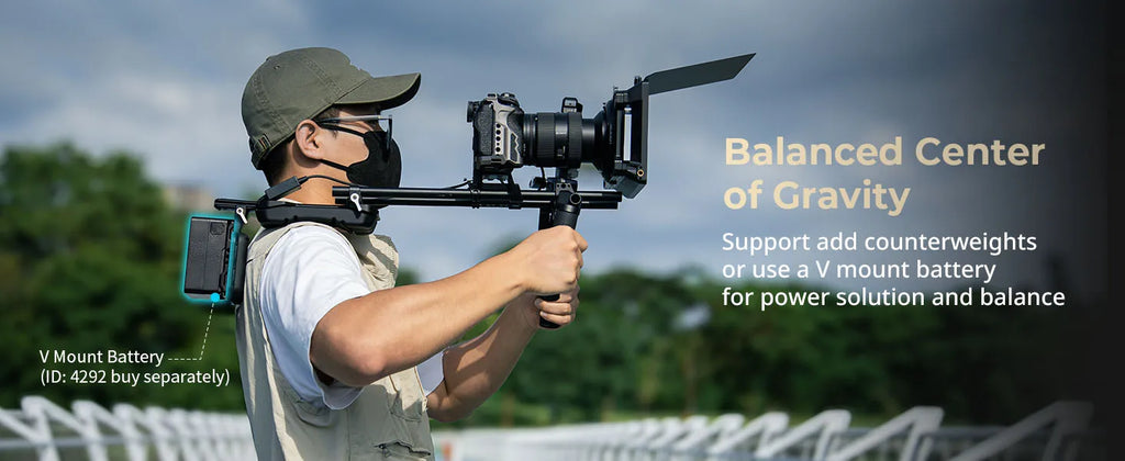 SmallRig Shoulder Rig Kit Classic Version Universal Comfortable Solution for Shoulder Shooting One Knob Lockable 4480