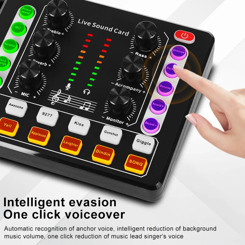 BM-800 Recording Studio Package with Voice Changer,Live Sound Card - Audio Interface for Live Streaming YouTube TikTok
