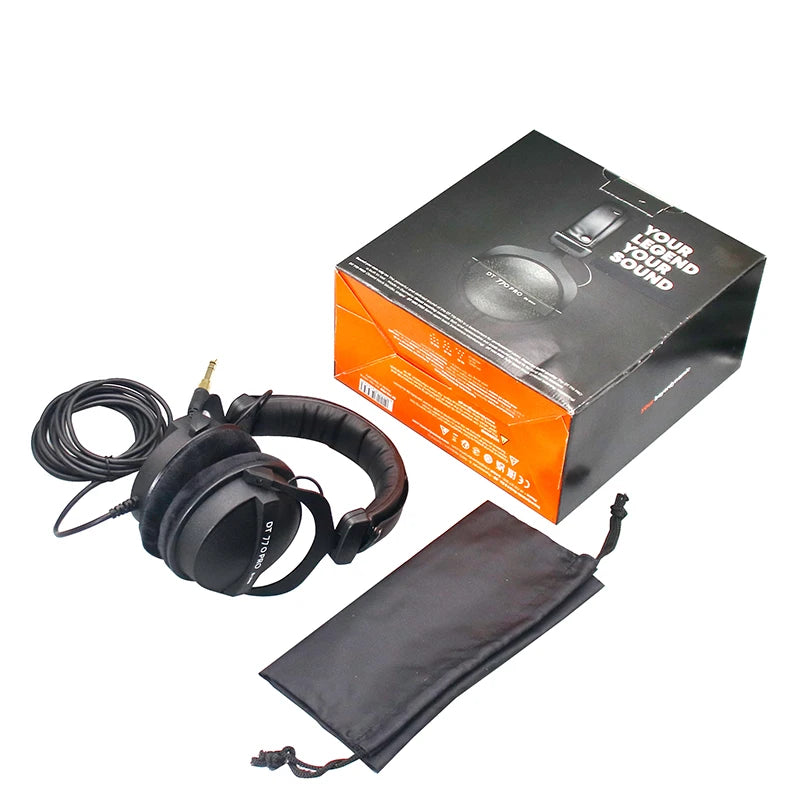 Hot Sale DT770 PRO Studio Dynamic Headphones Closed-Back 80/250 Ohm Professional Monitor Headset   for Recording/