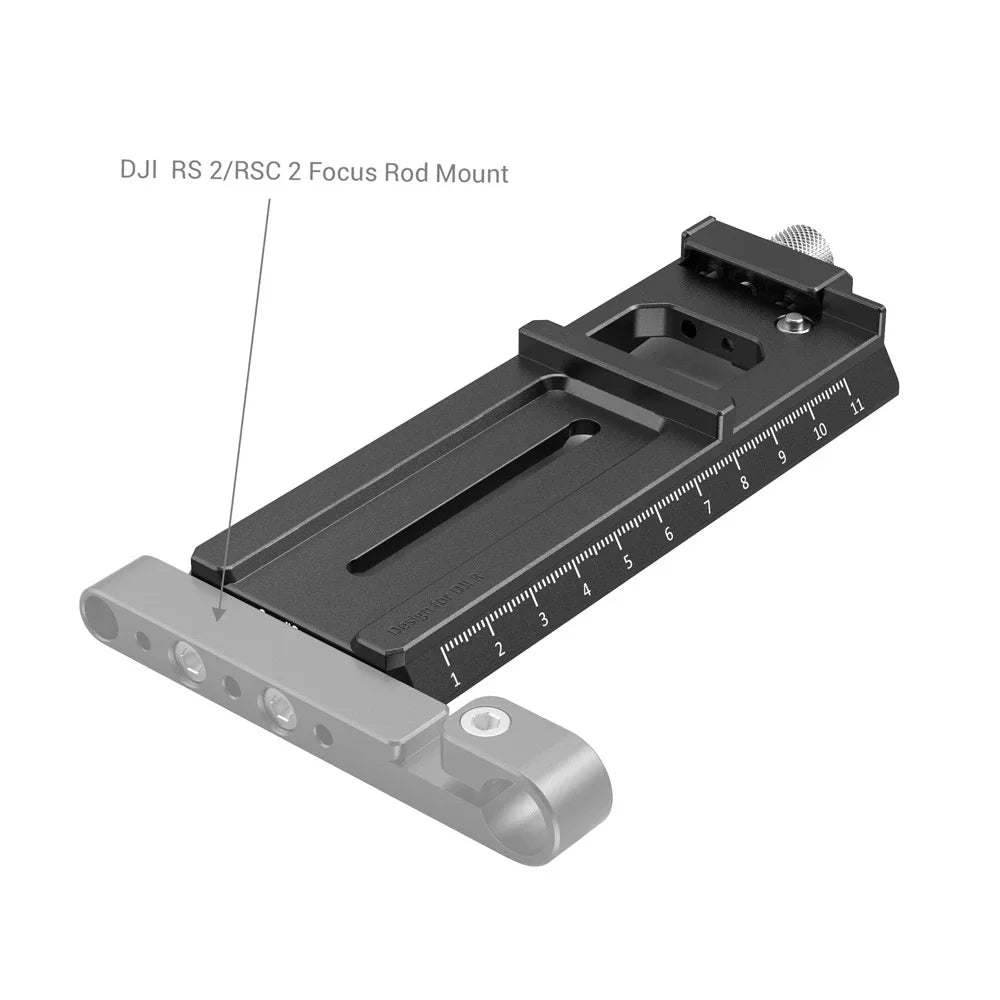 SmallRig Quick Release Plate with Arca-Swiss for DJI RS3 /RS3 Pro/ RS2/RSC2/Ronin-S/RS4 Pro Switch Between Tripods & Gimbal