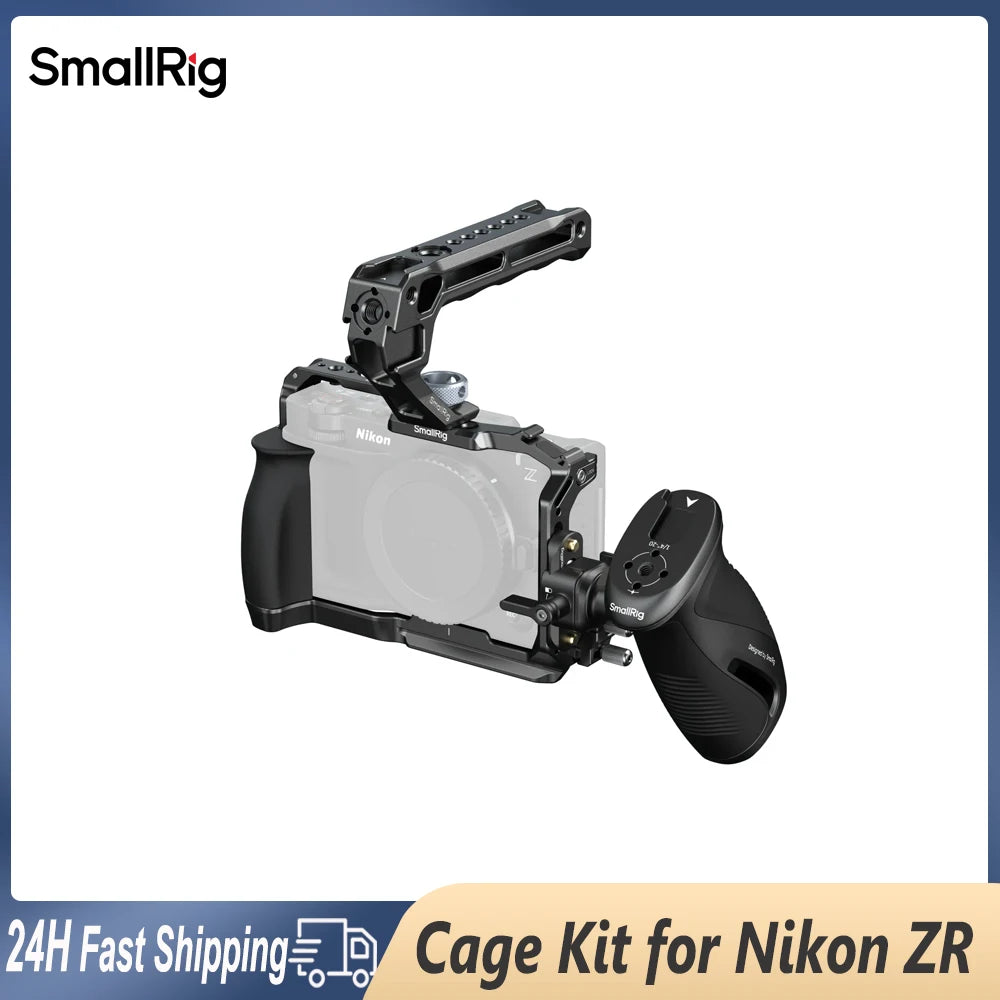 SmallRig Full Camera Cage Kit for Nikon ZR with Top and Side Handle Camera Extended Protection Cage Photography Accessory