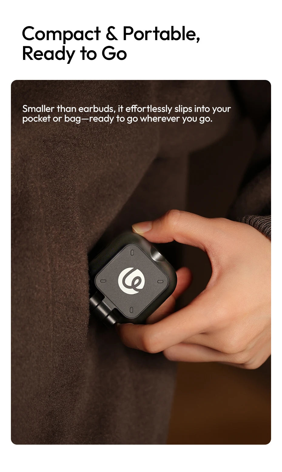 Ulanzi IN07 Mini Magnetic Fill Light for Insta360 Go Ultra Compatible with Go Ultra magnetic base for Vlog Street Photography