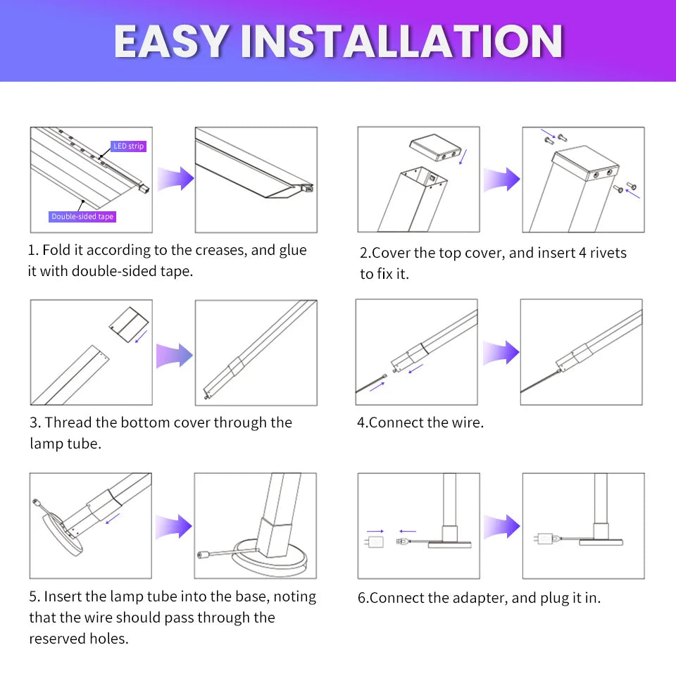 RGB LED Floor Lamp Remote & APP Control Music Sync Corner Lighting Modern Mood Lighting for Bedroom Living Room Gaming decor