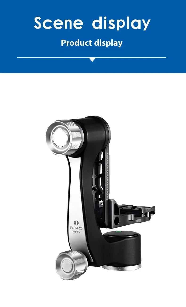 Benro GH2NCN Professional Gimbal Head GH-2 Aluminum Gimbal Heads For Heavy Telephoto Lenses Camera Tripod