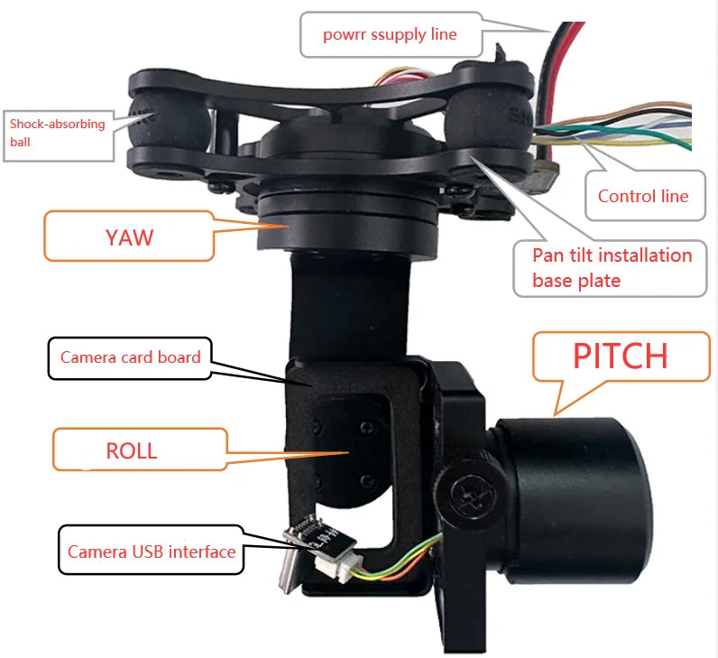2 / 3 Axis Gimbal Storm32 BGC Lightweight Brushless Gimbal W/ Motors Free Debug 3-4S For Gopro3 Gopro4 SJ4000 Camera DIY FPV