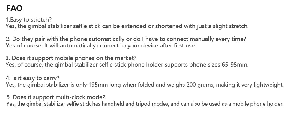 Handheld Gimbal Stabilisateur Estabilizador Selfie Stick Smartphone Action Kameralar Bluetooth Tripod For Live Broadcast TikTok