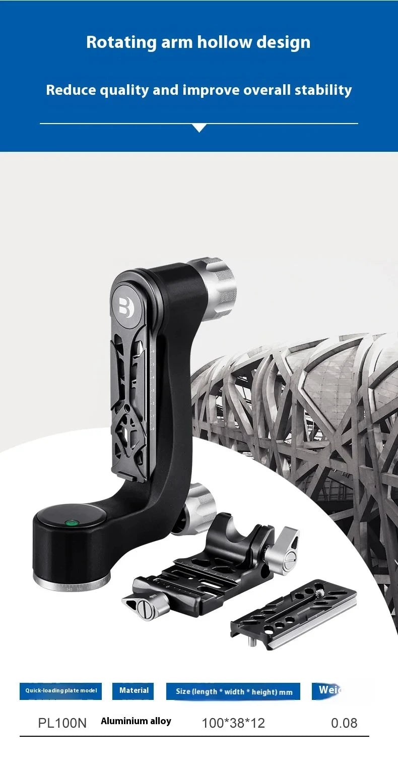 Benro GH2NCN Professional Gimbal Head GH-2 Aluminum Gimbal Heads For Heavy Telephoto Lenses Camera Tripod