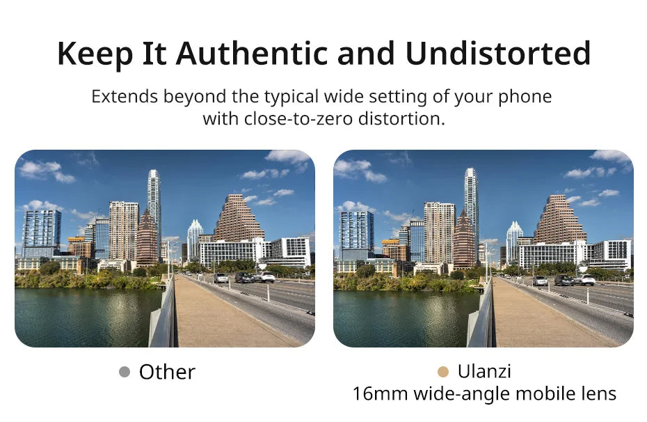 Ulanzi Mobile Lens 75mm Macro / 8mm Fisheye / 16mm Wide-Angle / 60mm Telephoto Lens Smartphone Shooting Photography Accessories