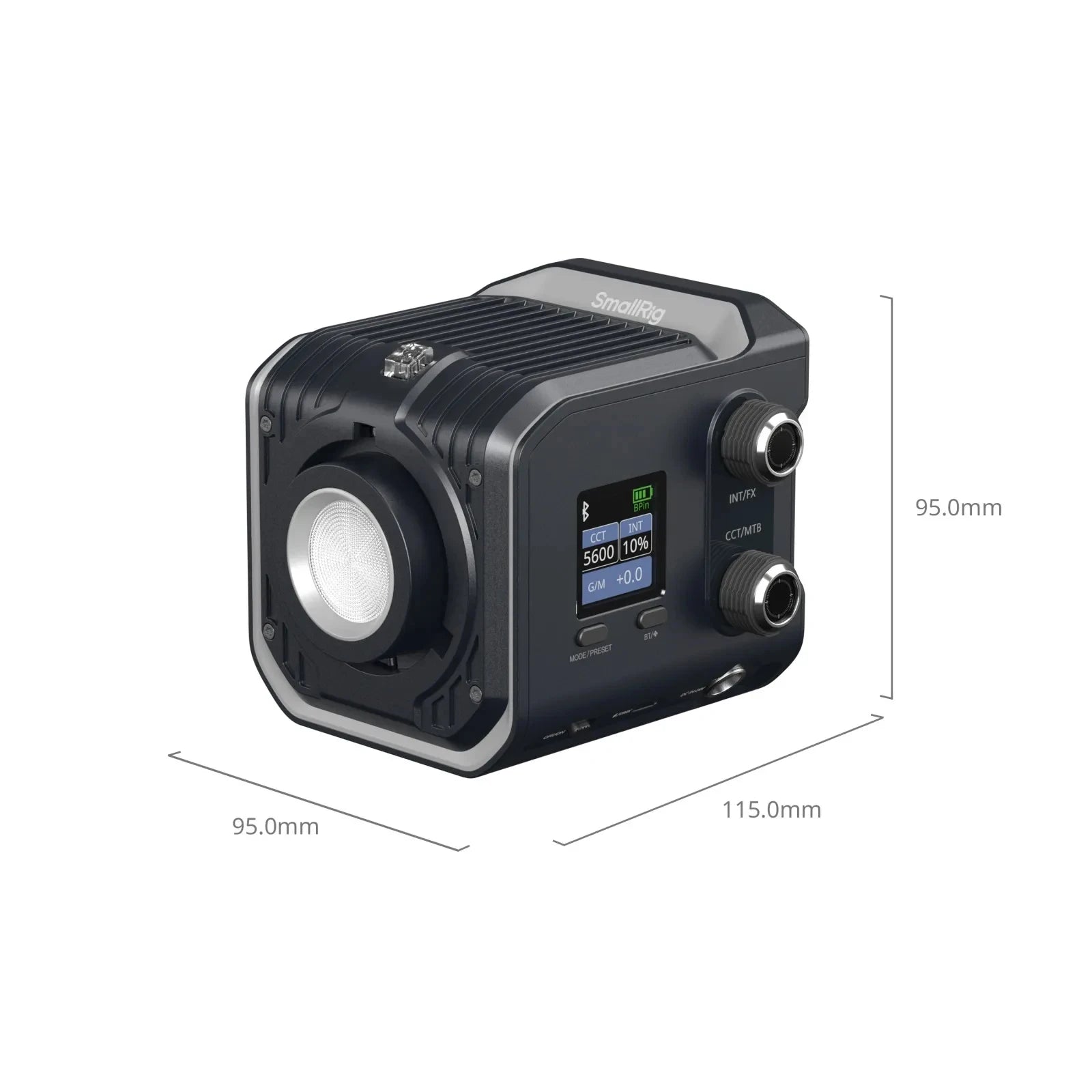 smallrig RC 100C COB LED Video Light palm-sized Portable COB Video Light 100W USB-C Port Full-Color Spectrum RGBWW Lamp For Vlog