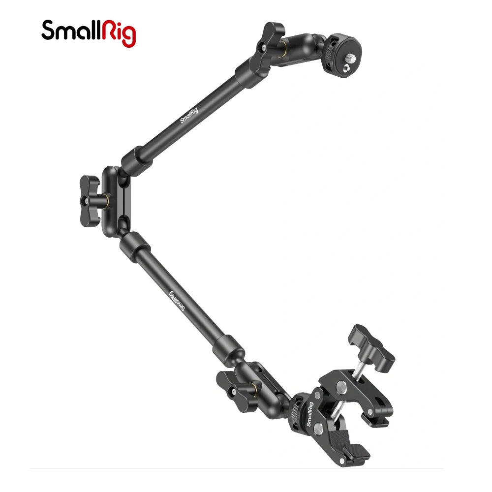 SmallRig Adjustable Desktop Shooting Magic Arm with Crab Clamp Kit Desktop Tripod for Smartphones Webcams Action Cameras 4766