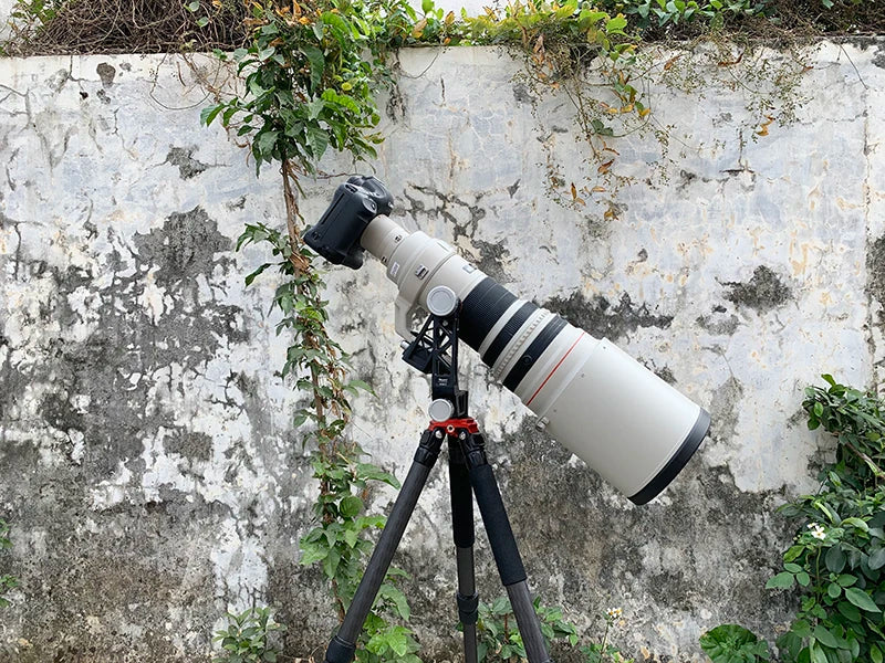 Professional Heavy Duty Gimbal Head 360 Degree Panoramic Gimbal Head Mount for Tripod DSLR Camera Telephoto Lens Tripod Head