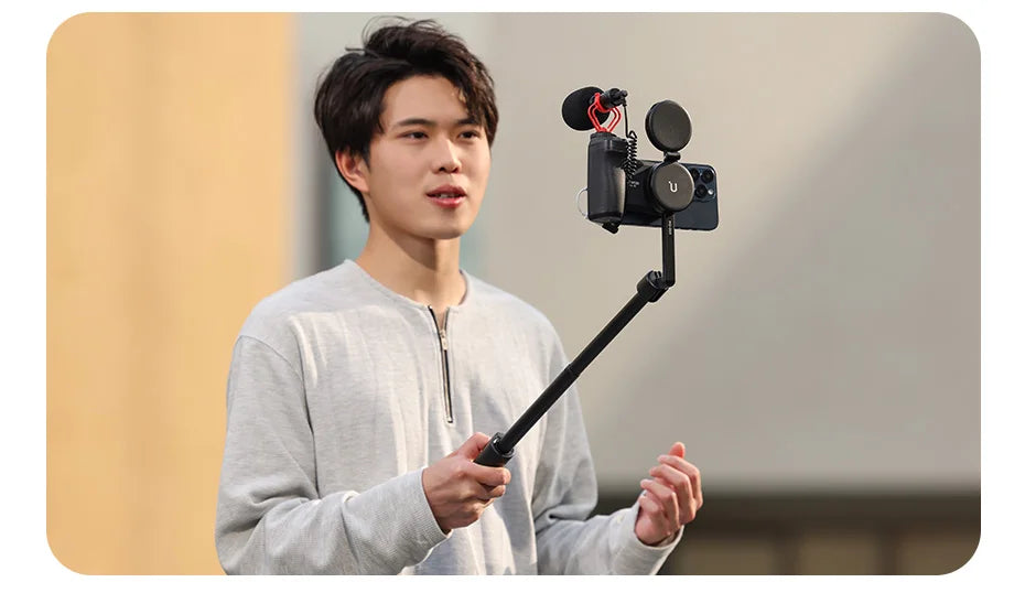 Ulanzi MA35 Phone Camera Grip Handle MagSafe Bluetooth Shutter Smartphone Selfie Stablizer Vertical Horizontal Shooting