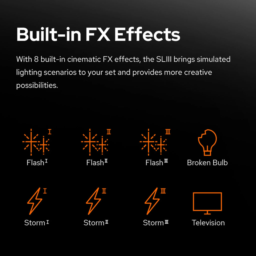 Godox SL150III Studio LED Video Light 160W High Power Photography Light 5600K±200K Dimmable 8 FX Lighting Effects CRI96 TLCI97
