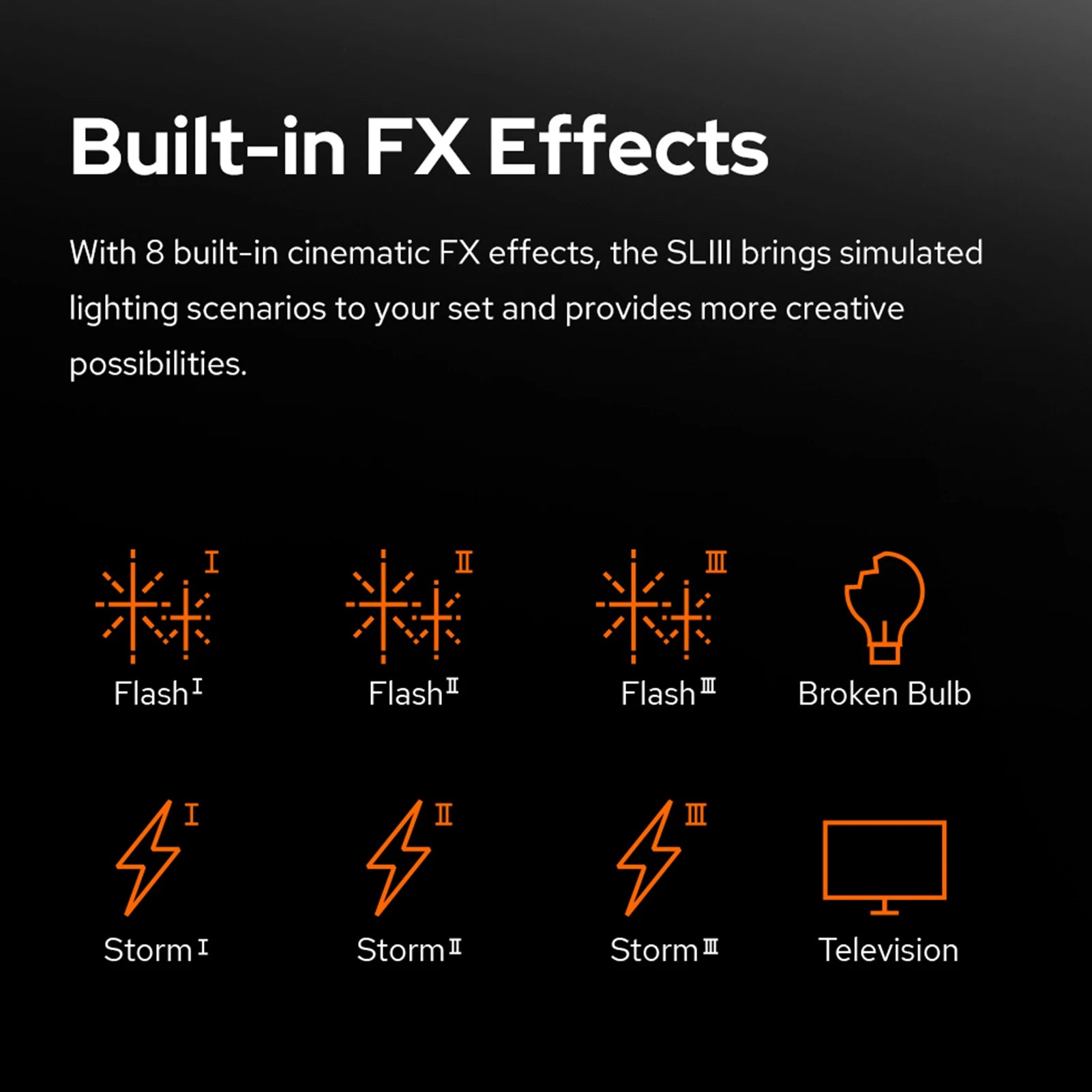 Godox SL150III Studio LED Video Light 160W High Power Photography Light 5600K±200K Dimmable 8 FX Lighting Effects CRI96 TLCI97