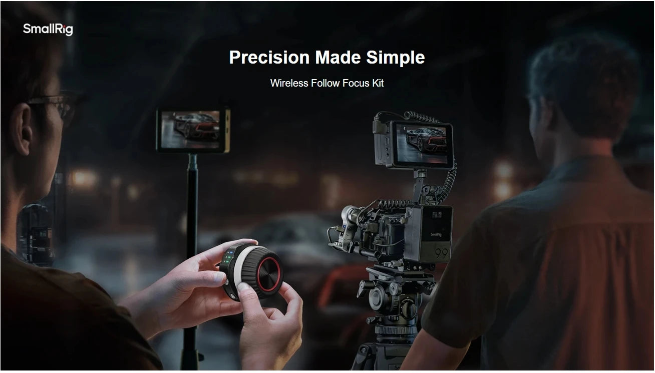 SmallRig 4295 Wireless Handwheel Controller (Lite) 4296 Wireless Follow Focus Kit (Lite) 4297 Wireless Receiver Motor (Lite)