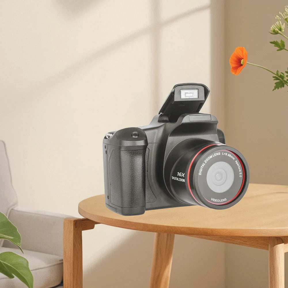 1080P 16MP Versatile Digital Camera 16X Zoom Camcorder with 2.4 Inch LCD Screen Video Recorder for Photography and Video