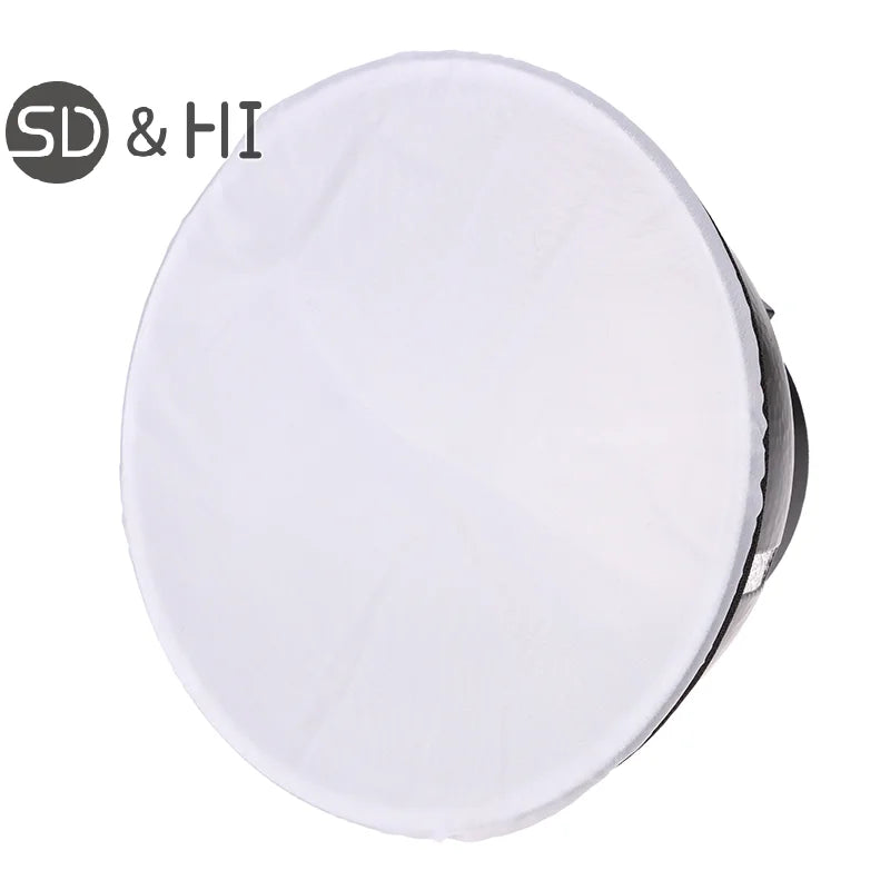 Photography Light Soft Diffuser Cloth for 18CM Standard Studio Strobe Reflector