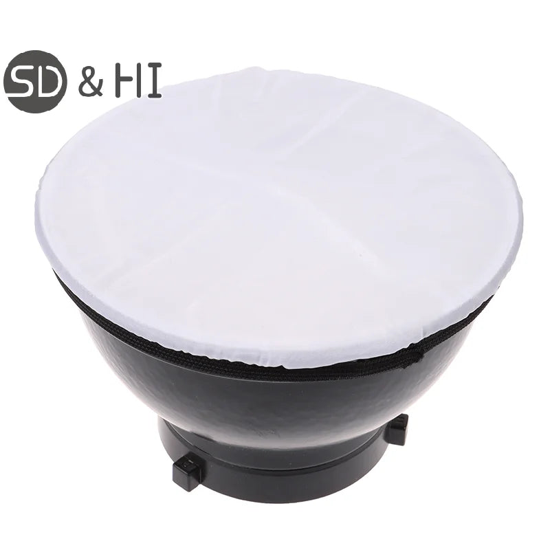 Photography Light Soft Diffuser Cloth for 18CM Standard Studio Strobe Reflector
