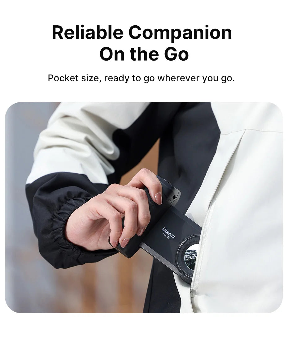 Ulanzi MA35 Phone Camera Grip Handle MagSafe Bluetooth Shutter Smartphone Selfie Stablizer Vertical Horizontal Shooting