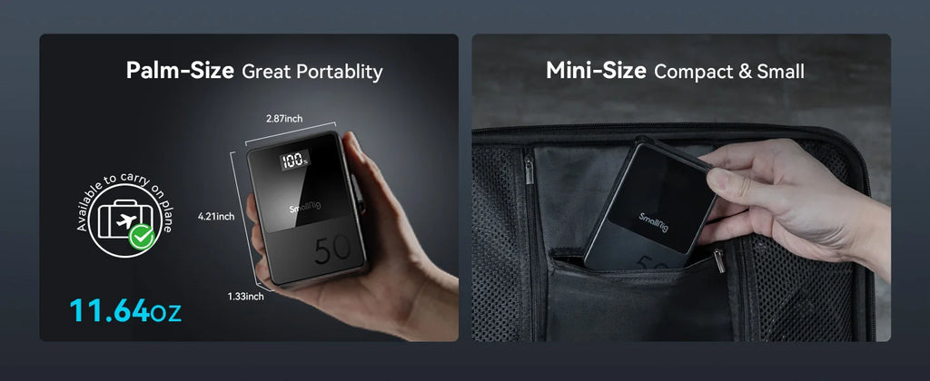 SMALLRIG V Mount Battery VB50 50Wh 3400mAh V Lock Battery with 45W Output USB-C D-TAP USB-A Dual DC Ports for Camera Camcorder