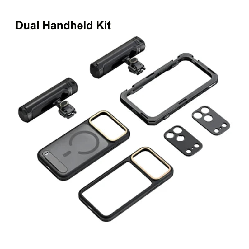 SmallRig for iPhone 17 Pro/iPhone 17 Pro Max Basic Cage,Flagship Cage, Mobile Dual Handheld Phone Cage Kit, 5540/5541/5542/5543