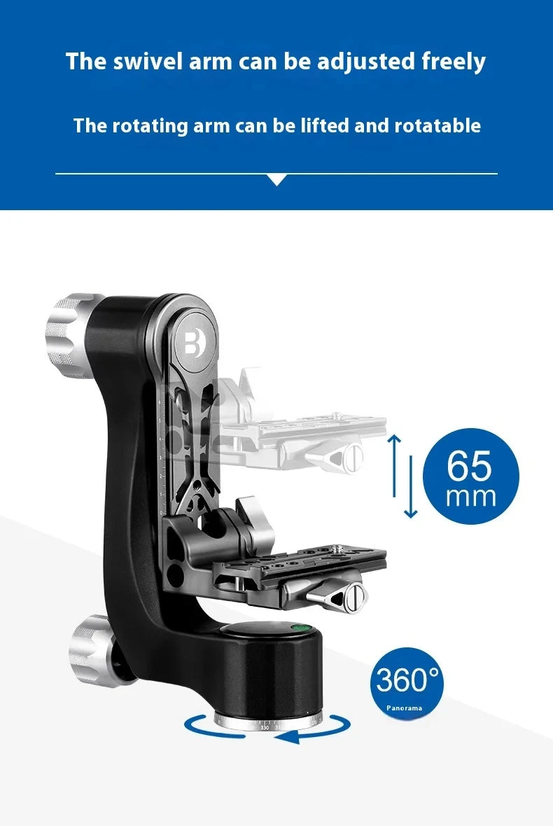Benro GH2NCN Professional Gimbal Head GH-2 Aluminum Gimbal Heads For Heavy Telephoto Lenses Camera Tripod