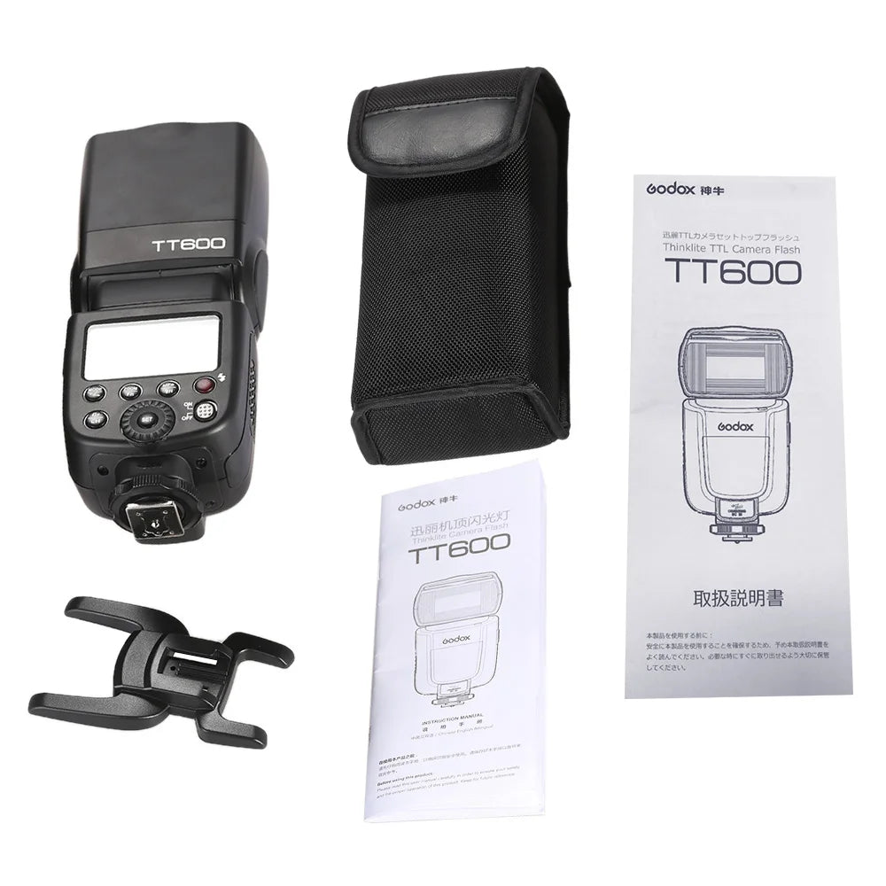 Godox Thinklite TT600 Camera Flash Speedlite Master/Slave Flash with Built-in 2.4G Wireless Trigger System GN60 for DSLR Cameras