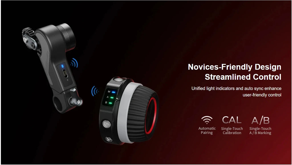 SmallRig 4295 Wireless Handwheel Controller (Lite) 4296 Wireless Follow Focus Kit (Lite) 4297 Wireless Receiver Motor (Lite)