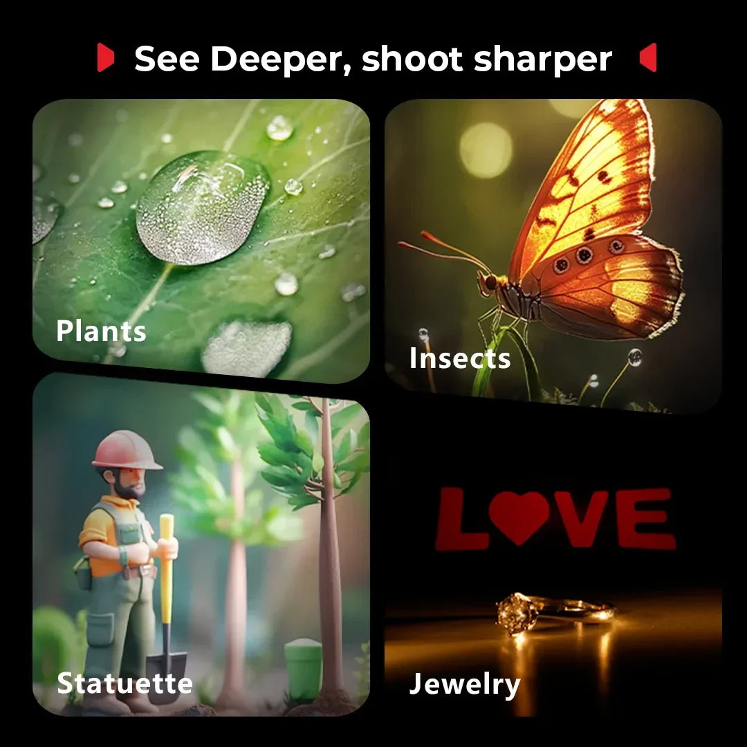 SmallRig RM-03 Macro Light 3W Photography LED Fill Light Flexible Arm Adjustable Lighting Angle for Jewelry Insects Flower