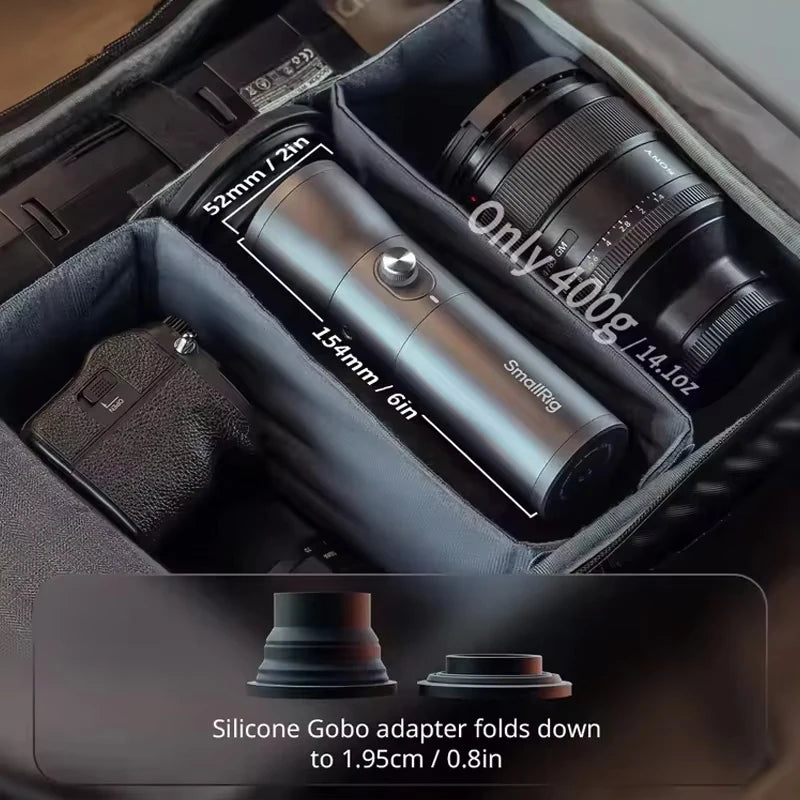 SmallRig RF 10C Portable Focusable LED Video Light with Over 20 Light Filters & Four-color LED Beads Adjustable Brightness -4634