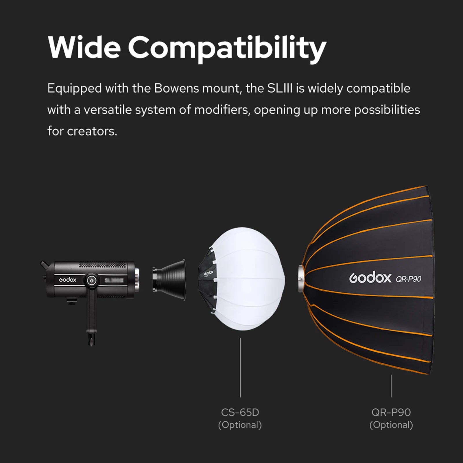 Godox SL150III Studio LED Video Light 160W High Power Photography Light 5600K±200K Dimmable 8 FX Lighting Effects CRI96 TLCI97