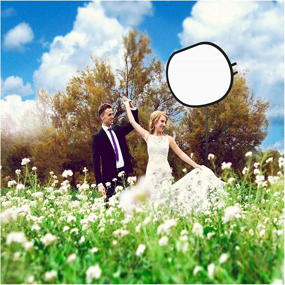 Selens portrait Reflector Diffuser 60x90cm Collapsible Soft Light Diffusion Handle Photo Studio kits Photography Accessories 반사판