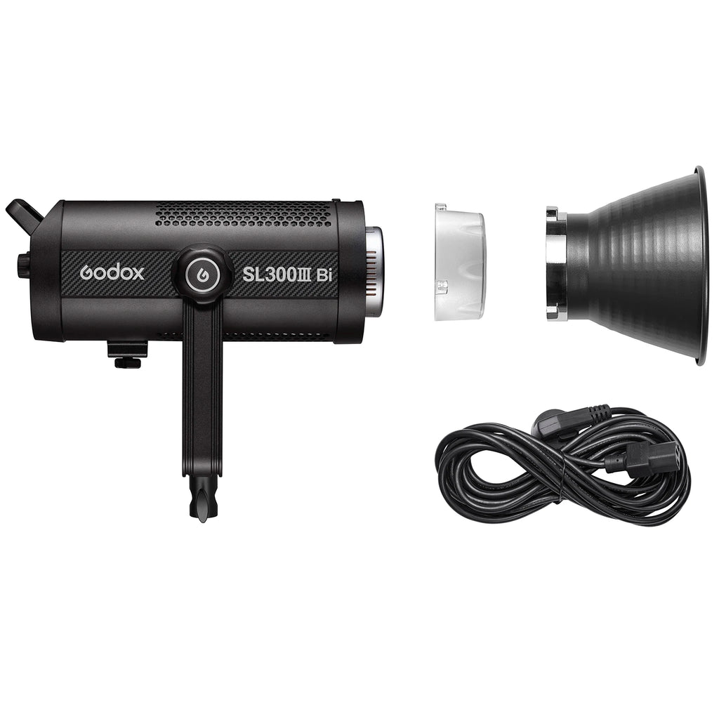 Godox SL300IIIBi Studio LED Video Light 330W High Power Photography Light 2800K-6500K Dimmable 9 FX Lighting Effects