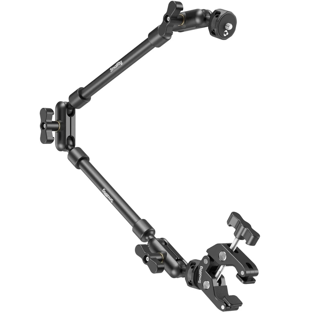 SmallRig Adjustable Magic Arm with Crab Clamp Kit Desktop Tripod for  Smartphones Webcams Action Cameras 4766