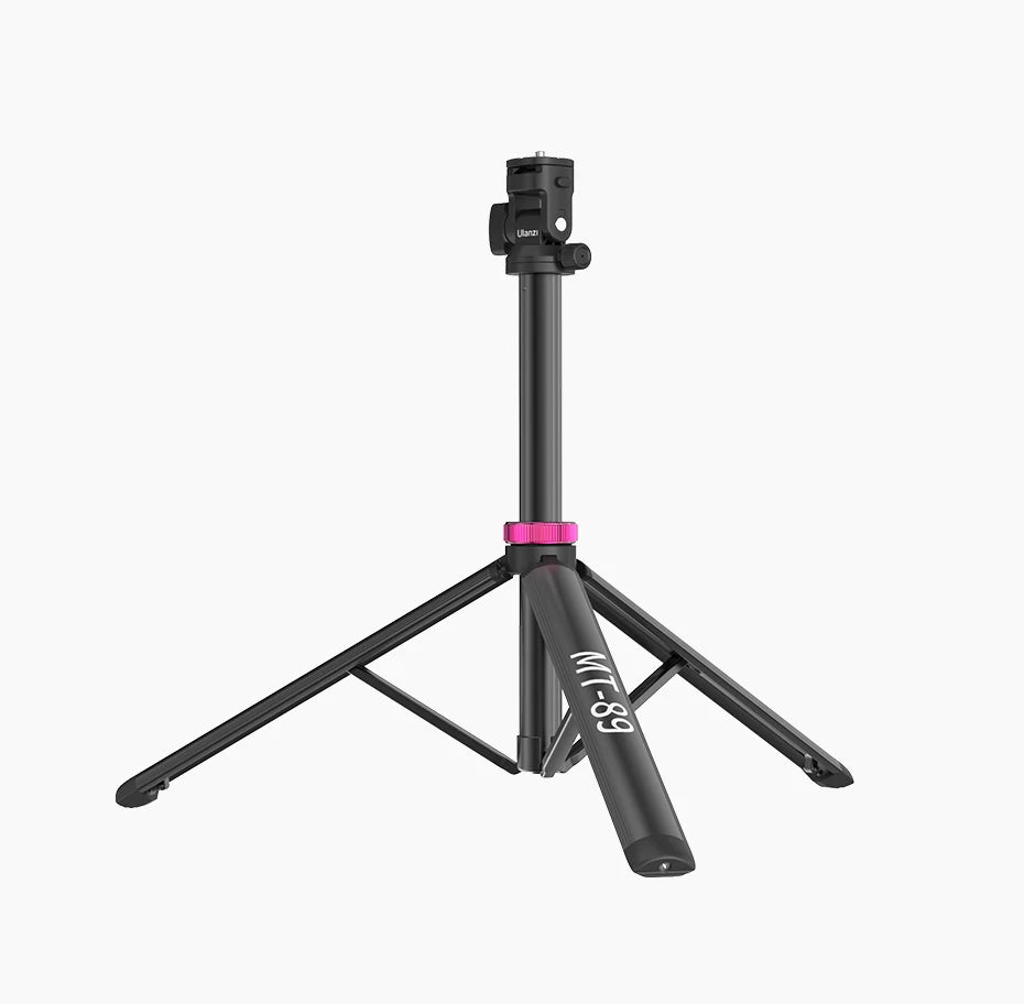 Ulanzi MT-89 2M Quick Release Light Stand Extendable Tripod with Cold Shoe Mount 1/4'' QR Plate for DSLR Camera Video Light Mic