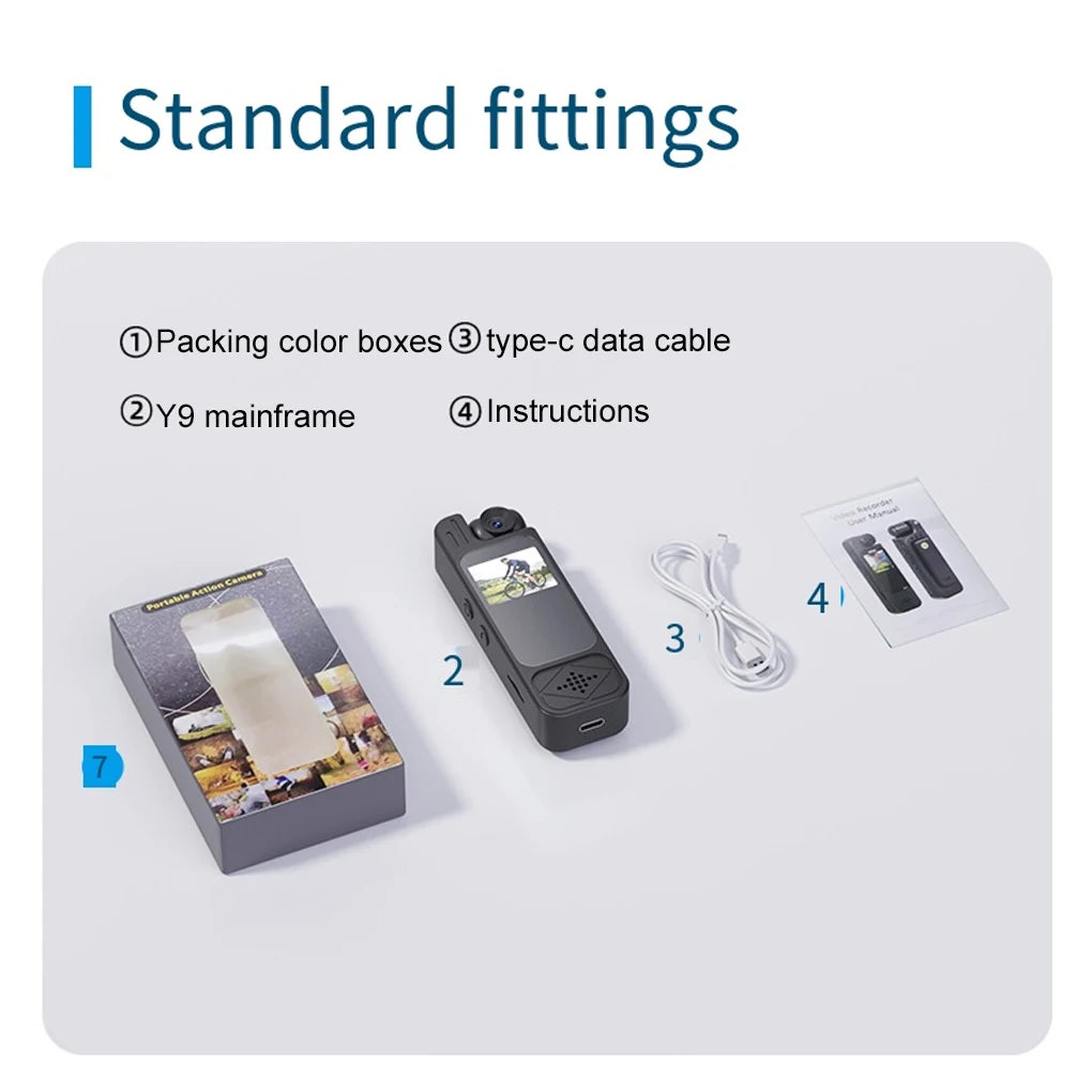 1080P High-definition Digital Video Recorder For Driving Recorder One Click Recording Infrared Night