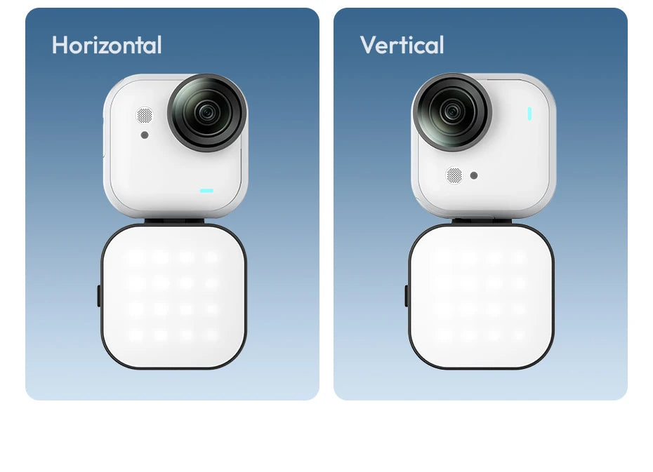 Ulanzi IN07 Mini Magnetic Fill Light for Insta360 Go Ultra Compatible with Go Ultra magnetic base for Vlog Street Photography