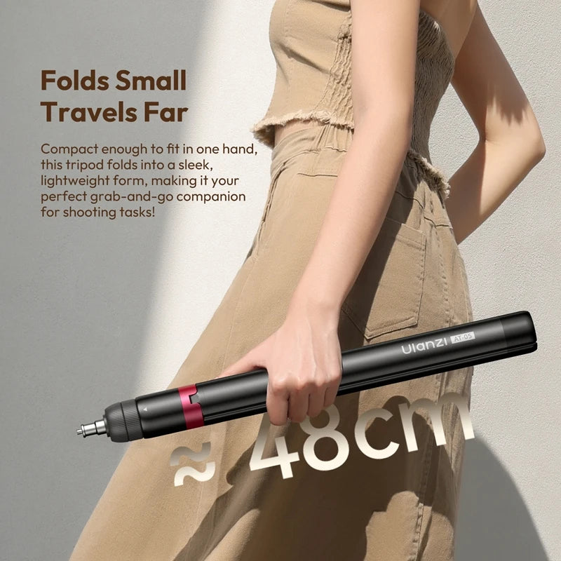 Ulanzi AT-05 2M Heavy Duty Foldable Tripod Light Stand for DSLR Camera Video Light Photography Studio Livestreaming Max Load 5KG